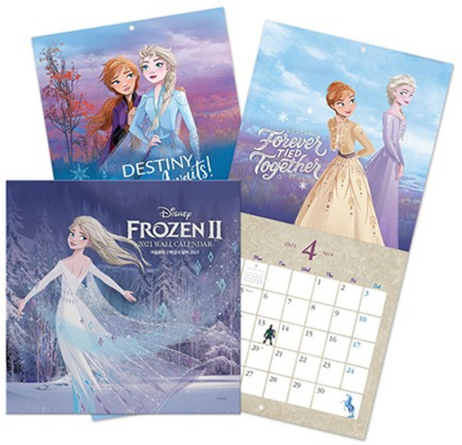 디즈니 겨울왕국 2 벽걸이 달력 2021, One color | One Size@1