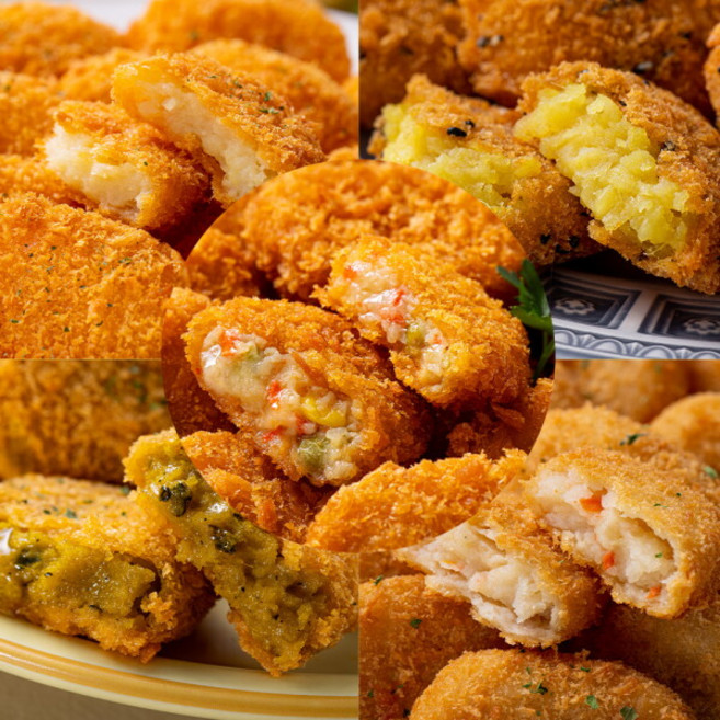 [푸드앳홈] 대용량 새우감자고로케 900g, 1개