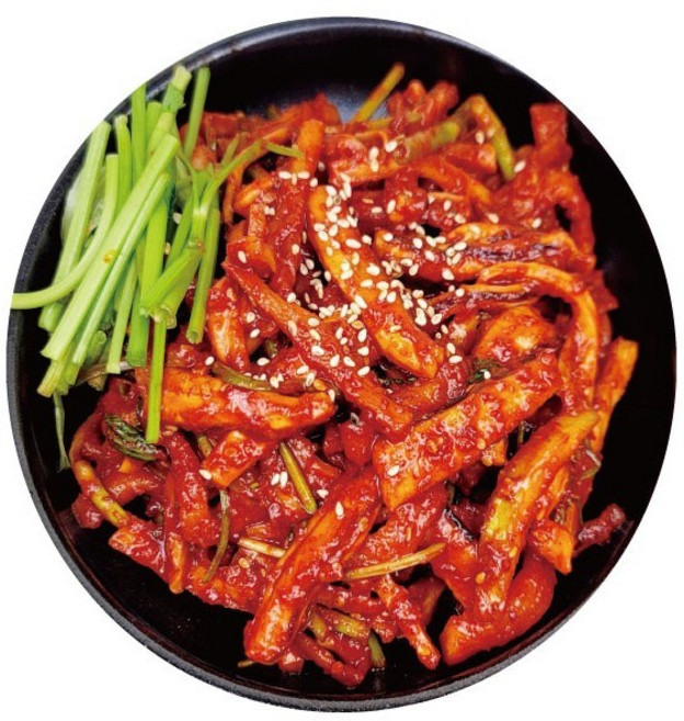 도라지 오징어초무침 참솔식품 오징어무침, 1개, 1kg