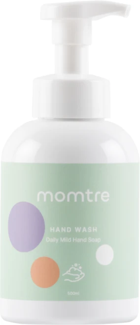 맘뜨레 아기 대용량 핸드워시 유아 거품형 저자극 손세정제, 1개, 500ml, 무향 - 쿠팡