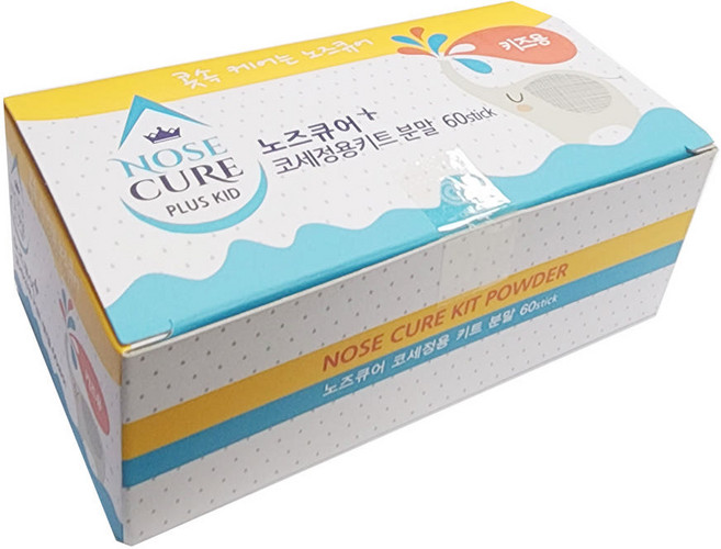 노즈큐어 코세척 키즈 분말 60포, 1개