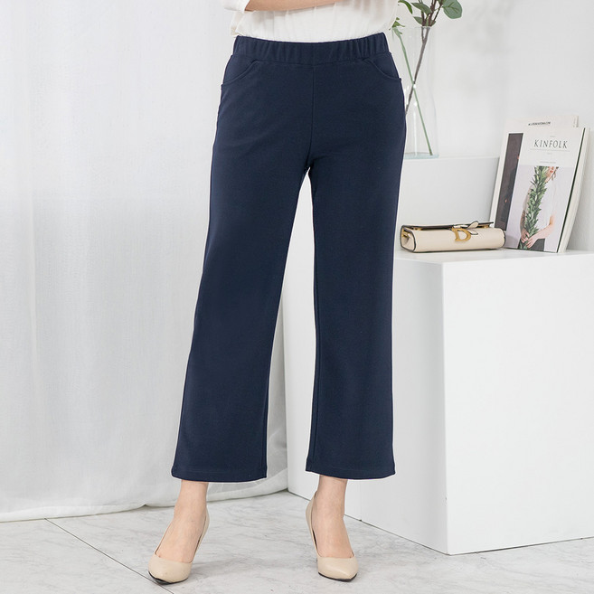 엄마옷 밴딩 스판 통바지 4CVB03056마담 중년여성 빅사이즈 50대 60대 70대 할머니옷