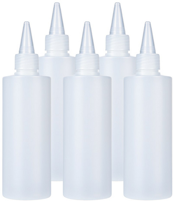 제로리빙 대용량 말랑한 소분용기 뾰족캡 공병, 1000ml, 5개