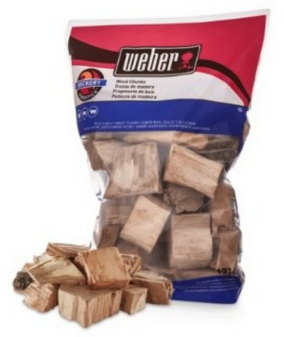 웨버 훈연 청크 히코리, 2kg, 1개