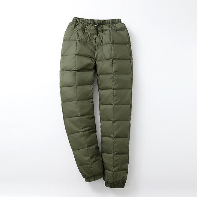 남성 오리털 다운팬츠 방한복 빅사이즈 웰론 방수 경량