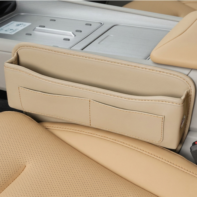 주드 차량용 틈새 수납함 사이드 포켓, 틈새포켓 (베이지) 1p, 베이지, 1개