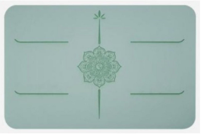 자스민스토어 밸런스 플랭크 요가 매트 미끄럼방지 무릎 팔꿈치 보호 두꺼운 홈트 피트니스 운동, 1개, 그린