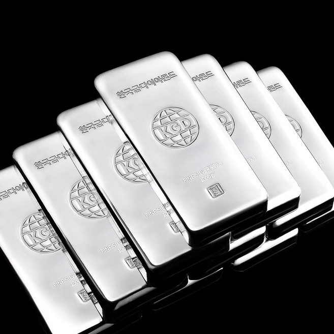 한국금다이아몬드 진공 실버바 은 시세 1kg(1000g) 은바 은괴 순은