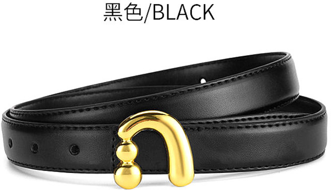 女士細腰帶 質感牛皮