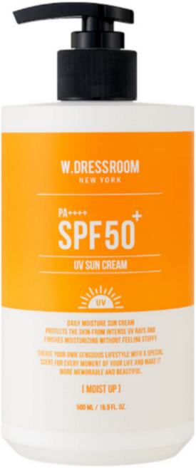 모이스처라이징 대용량 선크림 페이스 앤 바디 히알루론산 SPF50+ PA++++ 500ml 1개