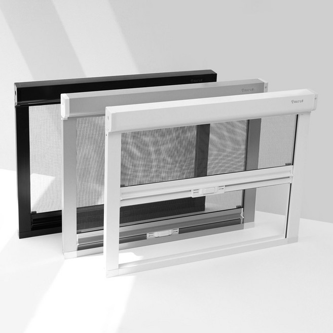 창마루 테크롤방충망 롤방충망 프로젝트방충망 자동롤방충망 상하식방충망 (백색 흑색 회색), 901-1000, 1201-1300