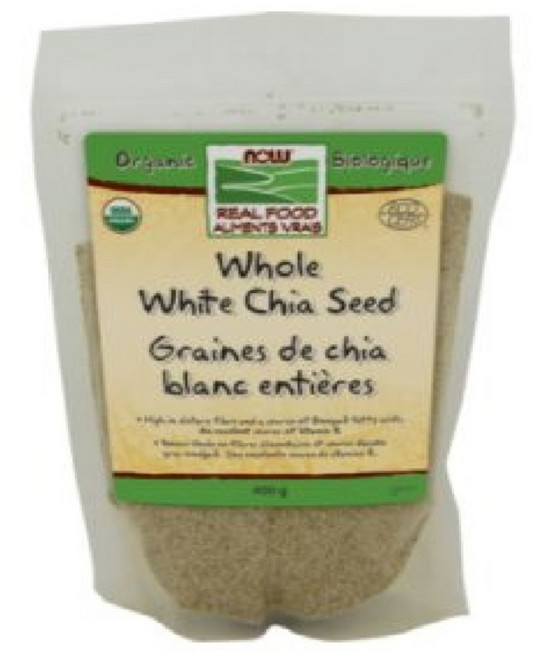 나우푸드 홀 화이트 치아씨드 400g 오메가3 다이어트 식이섬유, 1개