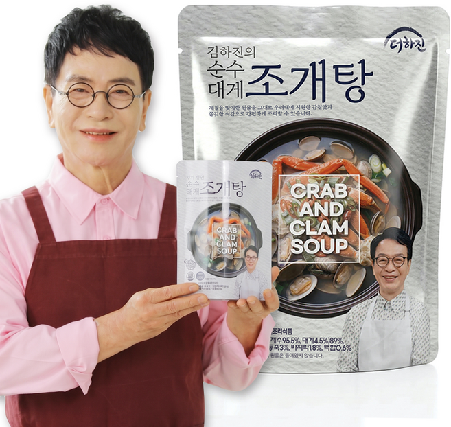 더하진 김하진의 순수대게 조개탕, 5개, 500g