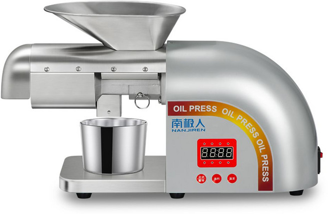 기름짜는기계 가정용 들기름 땅콩 착유기 채유기, 높은 구성(높은 오일 수율 + 빠른 프레싱), 1개