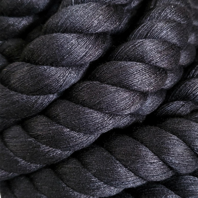 블랙 로프 굵은 줄다리기 인테리어 다용도 M단위, 1개, 검정