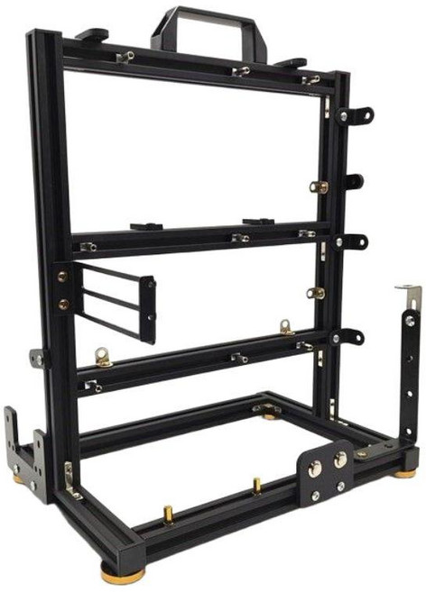 메인보드 컴퓨터 오픈케이스 스탠드 섀시 데스크탑, 실버 대형