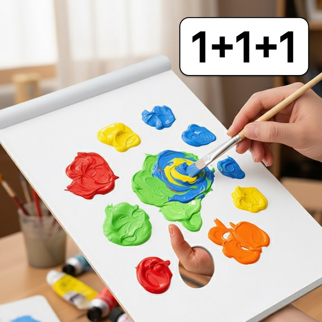 메이크앤 엄지손가락 종이 팔레트 페이퍼 파레트, 9K(30매), 3개