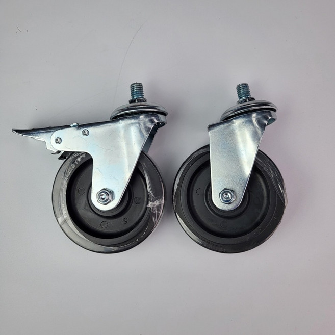 국산 접이식 노인보행기 SKB-101W 교체용 바퀴 보행보조기 어른유모차 노인용 어르신워커 환자용 실내용 할머니보행차 부품교체, 앞바퀴, 1개(양쪽이 필요하신 경우 수량을 늘려주세요), 1