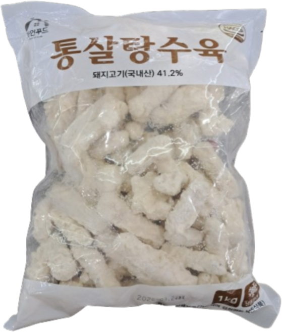 화인푸드 통살탕수육, 3개, 1kg