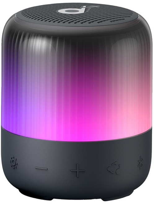 앤커 사운드코어 글로우 미니 블루투스 스피커, A3136011, 블랙