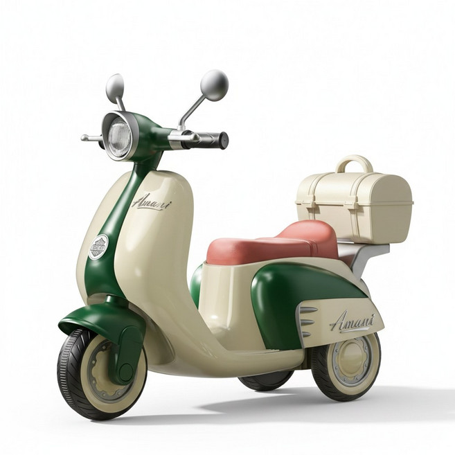 아마니 유아용 전동오토바이, 민트, 오토바아이