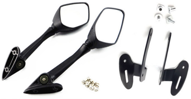 PCX 백미러 브라켓 좌우 사이드미러 세트 거울 거치대 혼다 튜닝 미러, 1세트