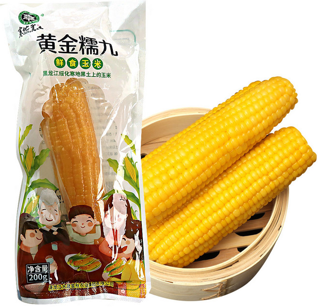 (배터짐) 실온 삶은 노랑 초당옥수수 달콤한 간식, 5개, 200g