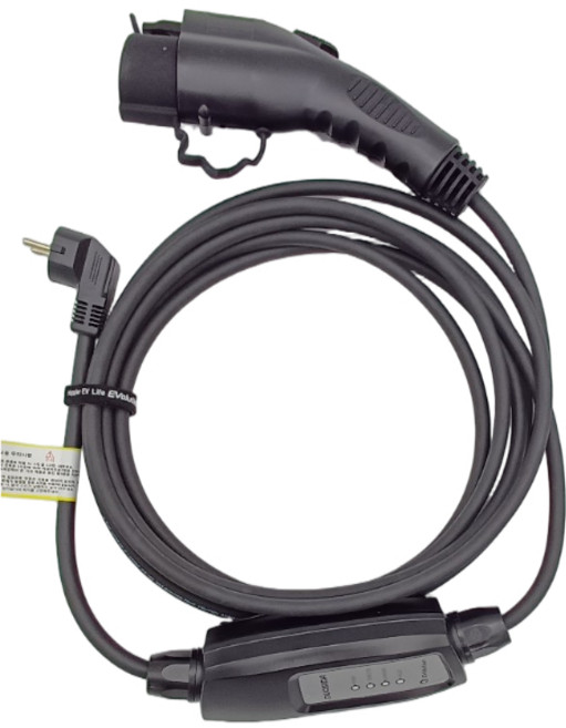 이볼루션 전기차충전기 DUOSIDA 13A 220V 가정용 완속 충전케이블 이동형 휴대용 아이오닉5 EV6 포터2 봉고3 코나 볼트 니로 GV60 PHEV, 5m