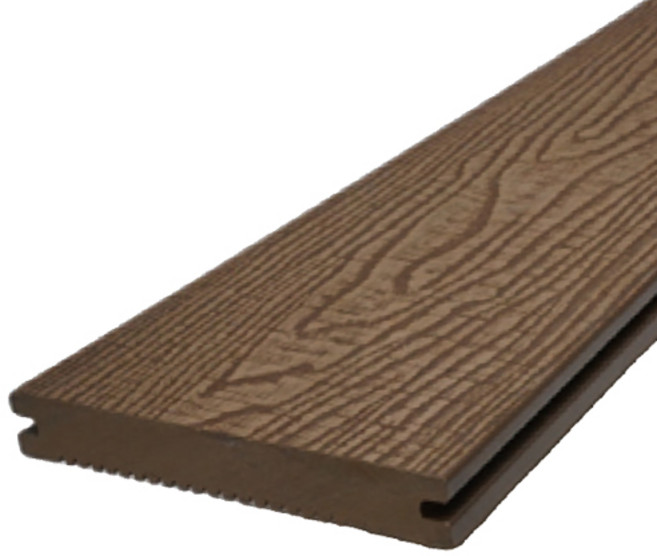 하마외장재 합성목 합성데크 20T 솔리드형 내추럴브라운 3M, 1개