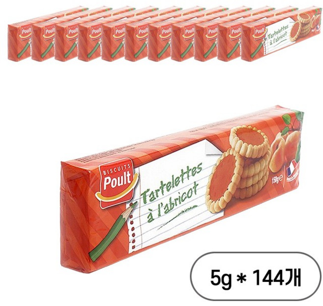 폴트 살구타르트, 150g, 12개