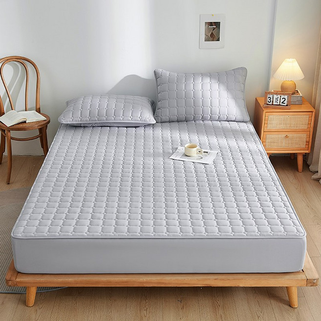 Frokom 방수 누빔 매트리스 커버 침대커버 침대시트 겸용