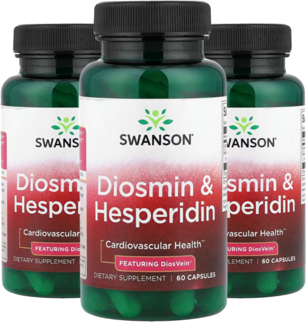 [3병] 스완슨 헤스페리딘 500mg 60캡슐 효과 Hesperidin 보조제, 60정, 3개