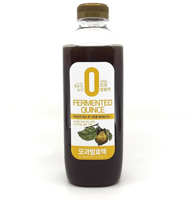 청운당농산 지리산 모과차 발효액 모과즙 원액 모과청 액기스, 900ml, 1개, 1개입