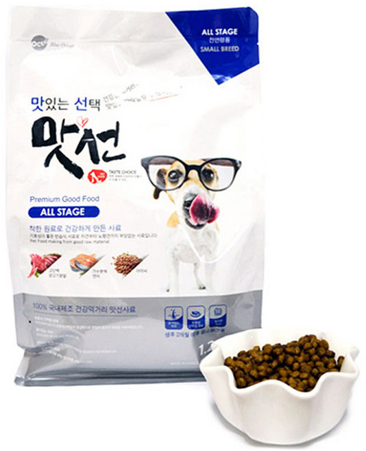 맛선 양고기 연어 습식사료 중소형견용 작은알갱이, 양+쌀, 1.2kg, 1개