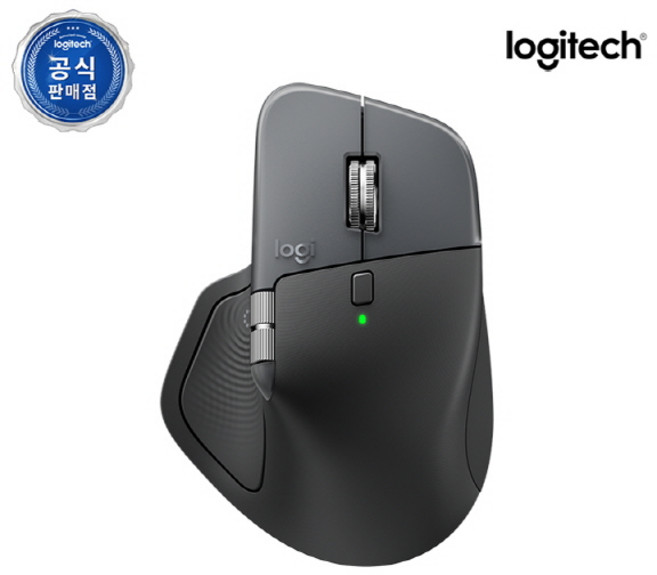 로지텍코리아 정품 MX MASTER 4 무선 블루투스 마우스, 그래파이트