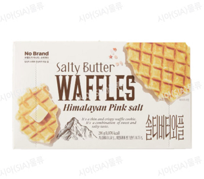 노브랜드 솔티버터와플, 1개