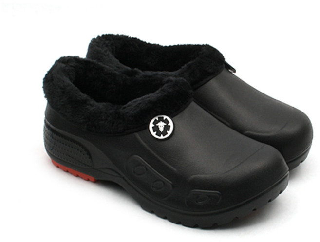 에스큐에스샵 다용도 미끄럼방지 초경량 방한슈즈 겨울 주방화 조리화 털신 - SW-방한화