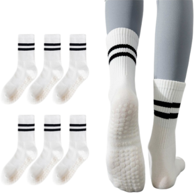 워너픽 논슬립 필라테스 요가 양말 6켤레