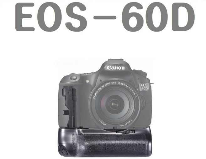 퓨어클리어 캐논 EOS-60D 배터리그립 호환 세로그립, 퓨어클리어 캐논 EOS-60D 호환 배터리그립, 1개