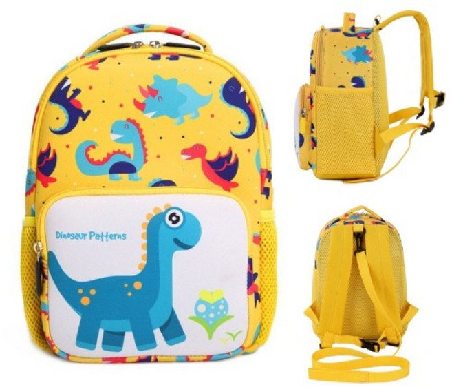 공룡 유아 키즈 미아방지 백팩 남녀공용 어린이집 가벼운 소풍가방 유치원 등원가방
