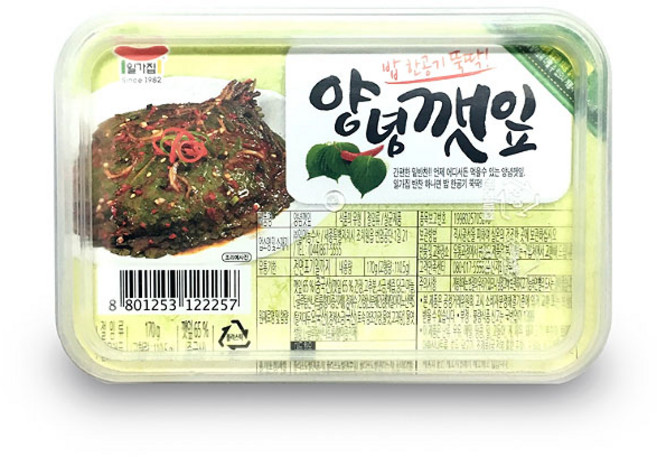 일가집 양념깻잎 170g, 1개