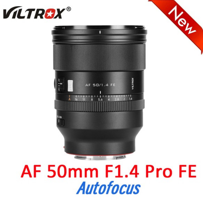 VILTROX AF 50mm F1.4 Pro FF 자동 초점 렌즈 풀프레임 프라임 카메라 소니 FE 마운트 미러리스, 01 소니 E 마운트(FE)