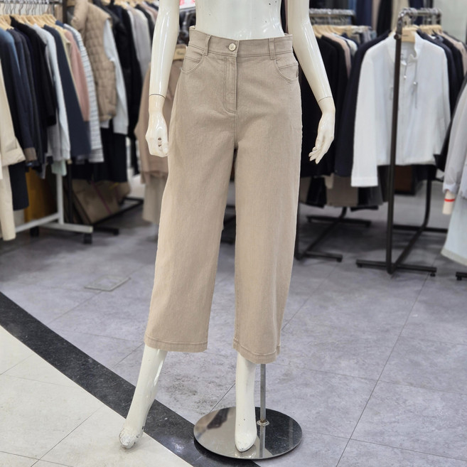 레노마레이디 코튼 트윌 배기핏 팬츠 R2H21WSL070