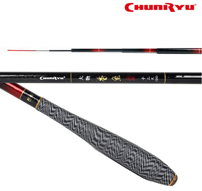천류 / 향어 초경 / 바다 민물 모든 장르 / 굳건한 허릿심과 강한 제어력이 뒷받침된 강력 대물 낚싯대 / 최고로 빳빳한 낚싯대 / 대한민국 낚싯대의 자존심 / 천류 본사 AS