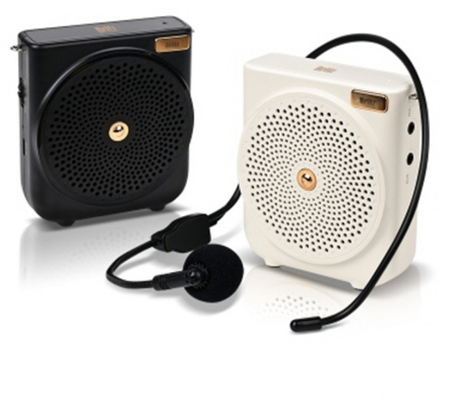 브리츠 유선 헤드마이크 스피커 휴대용 엠프 여행 가이드 강의용 강사 화이트, (BR) MK60 화이트, 1개