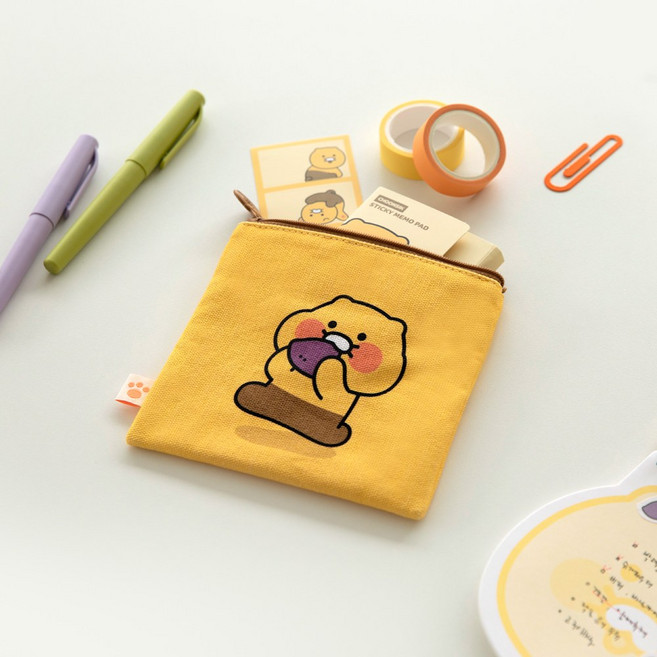 카카오프렌즈 춘식이 스퀘어 파우치