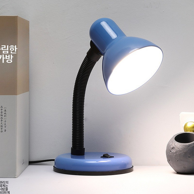 LED 무선 충전식 집게 독서등 눈 보호 스탠드 조명 침실 거실 책상 무드등 휴대용 공부용 디자인, 그린 9와트 백색광