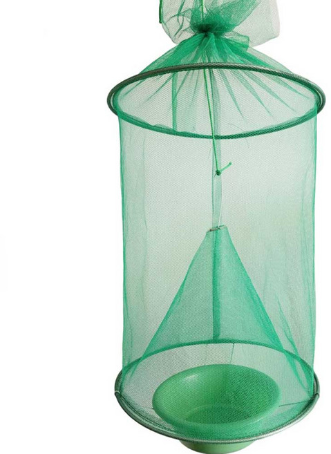 1/2구성 벌레 잡는 유인망 트랩 파리 통발 포획기 말벌 해충 포획망 방충망, 1세트