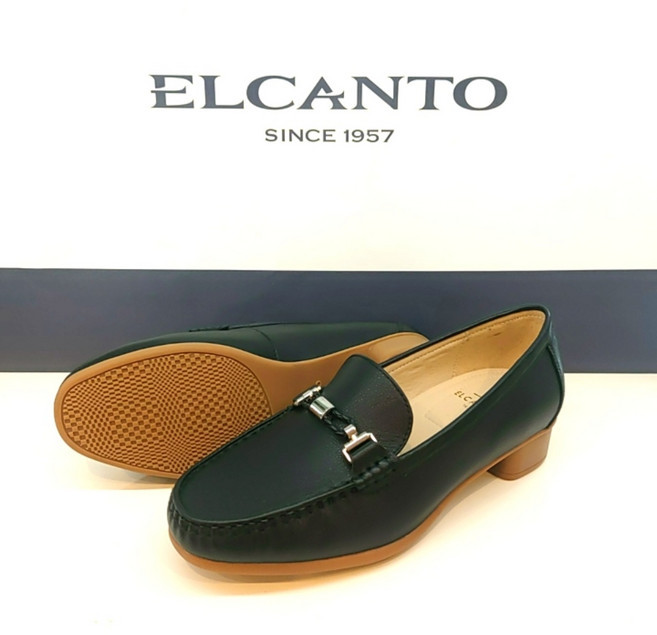 엘칸토 [BEST] 볼 넓은(광폭!!!) 논슬립초경량 푹신한 바닥전체쿠션!!! 발편한 여성컴포트로퍼 3CM 블랙/화이트