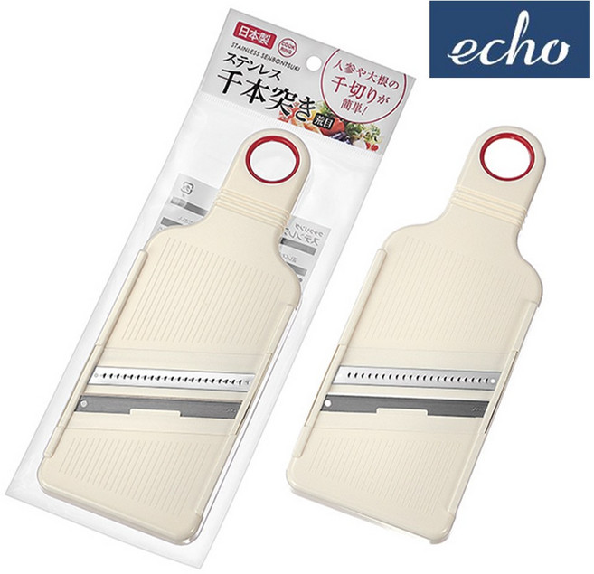 일본 에코 쿡링 채칼 무 오이 당근 슬라이서 (0343-168), 1개, 본상품